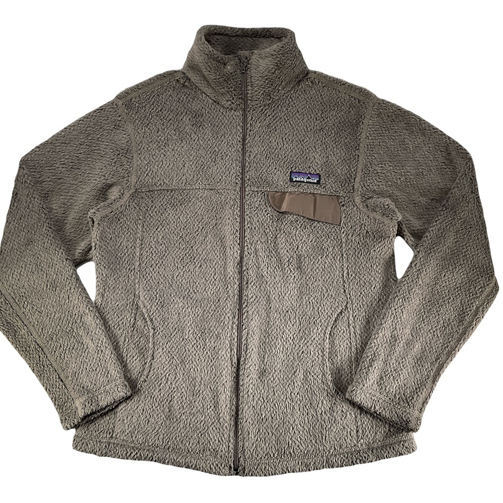 Patagonia Re-Tool Full Zip Fleece Jacket Polartec Recycled Coat Brown Women's M